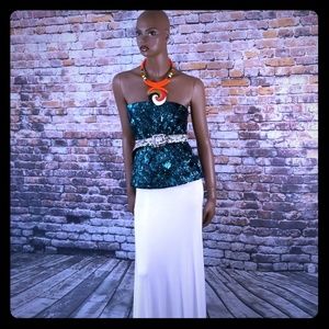 🆕️💋Zara Emerald Green Sequin Bustier💋